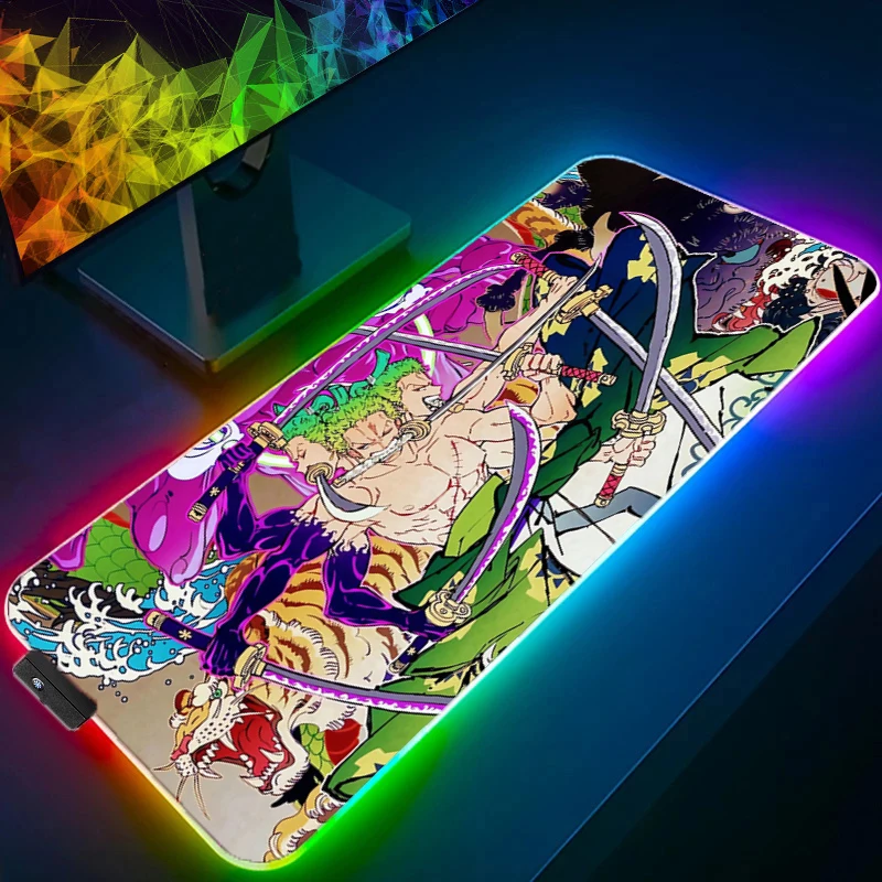 ONE PIECE Zoro Large Mouse Pad LED Office Computer Desk Mat RGB Table Keyboard Carpet Accessories Gaming Mousepad Backlight XXXL
ONE PIECE Zoro Large Mouse Pad LED Office Computer Desk Mat RGB Table Keyboard Carpet Accessories Gaming Mousepad Backlight XXXL