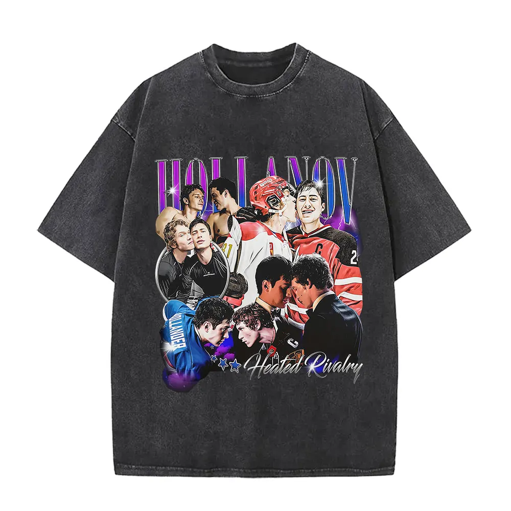 Limited Heated Rivalry Graphic T Shirt Ilya Rozanov 81 Vintage Washed 100% Cotton T-shirts Y2k Men's Gothic Short Sleeve T-shirt
Limited Heated Rivalry Graphic T Shirt Ilya Rozanov 81 Vintage Washed 100% Cotton T-shirts Y2k Men's Gothic Short Sleeve T-shirt