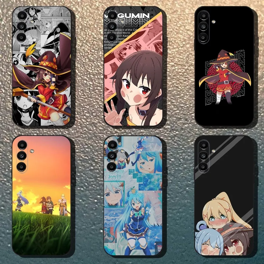 Megumin Anime K-KonoSubaS Phone Case For Samsung Galaxy A13,A21s,A22,A31,A32,A52,A53,A71,A80,Soft Black Shell
Megumin Anime K-KonoSubaS Phone Case For Samsung Galaxy A13,A21s,A22,A31,A32,A52,A53,A71,A80,Soft Black Shell