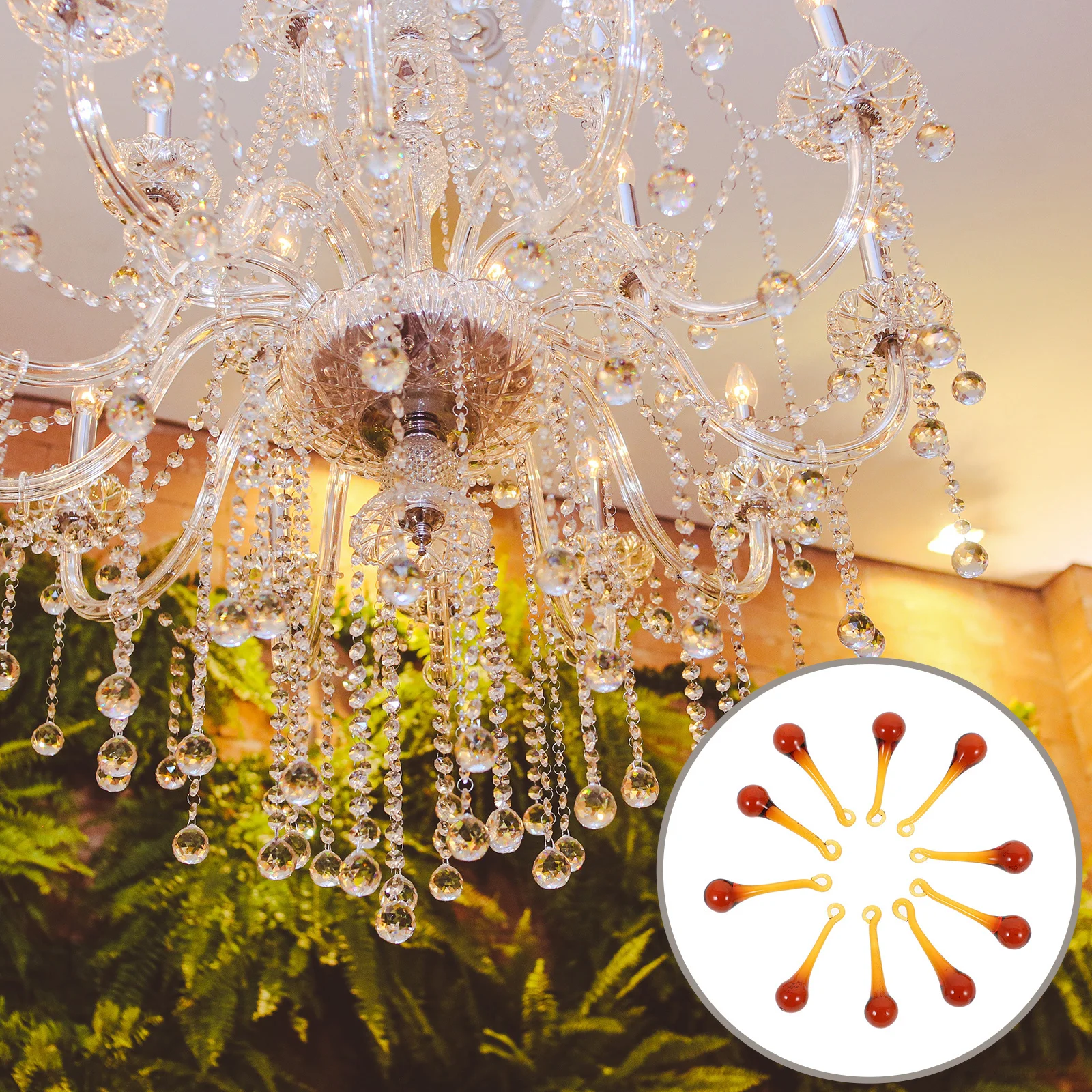 10Pcs Hanging Crystal Pendants Delicate Chandelier Parts for Living Room Bedroom Garden Decoration Chandelier Crystals
10Pcs Hanging Crystal Pendants Delicate Chandelier Parts for Living Room Bedroom Garden Decoration Chandelier Crystals