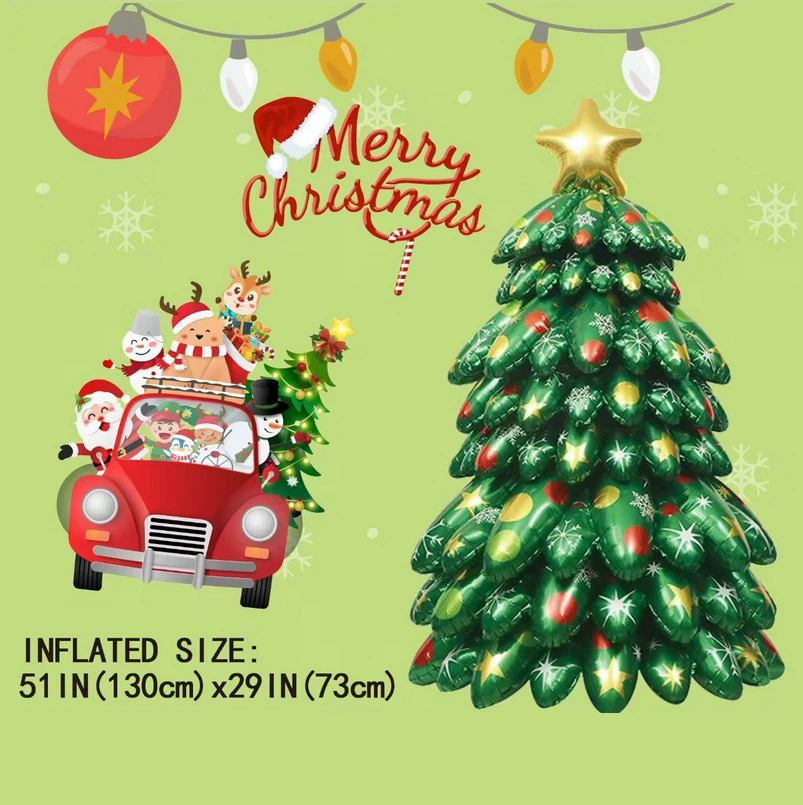 Christmas Tree Christmas Balloons Festive Atmosphere Decoration 4d Tree Balloons Diy Standing Christmas Tree Balloons
Christmas Tree Christmas Balloons Festive Atmosphere Decoration 4d Tree Balloons Diy Standing Christmas Tree Balloons