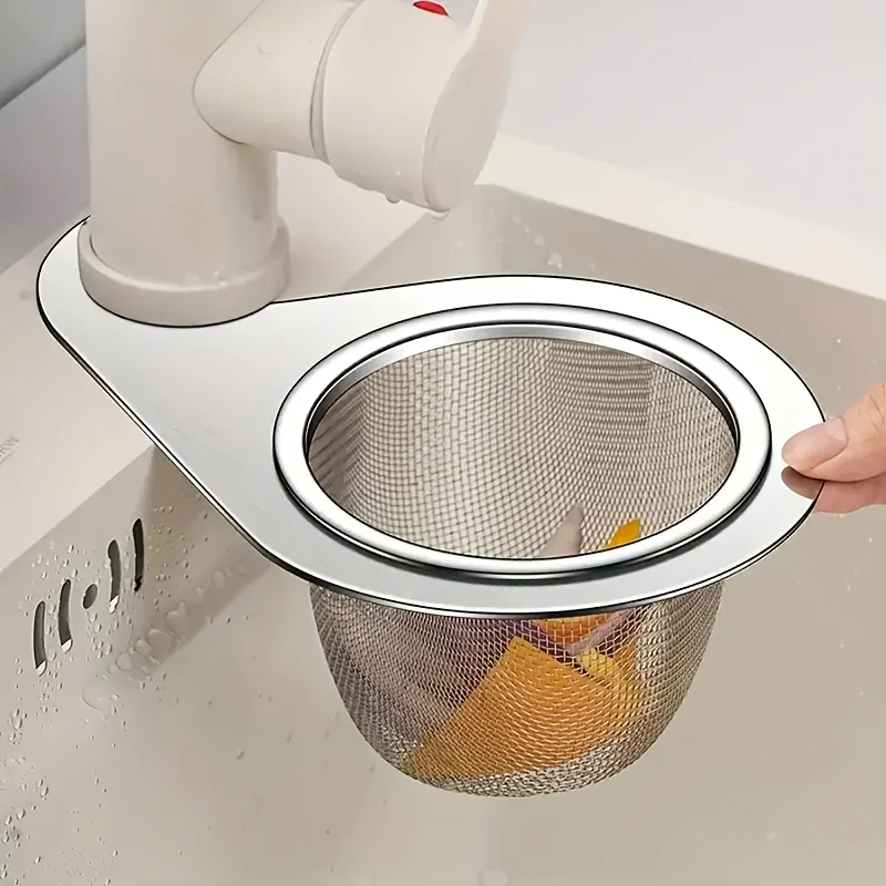 Swan Neck Stainless Steel Sink Filter | Detachable Handle Drain Strainer | Wet/Dry Separation Kitchen Filter - High Efficien
Swan Neck Stainless Steel Sink Filter | Detachable Handle Drain Strainer | Wet/Dry Separation Kitchen Filter - High Efficien
