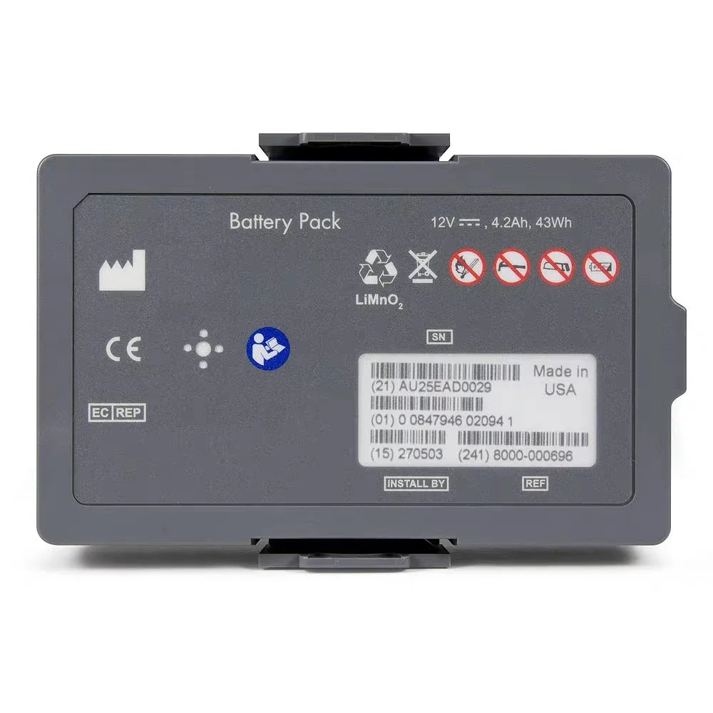 Defibrillator Battery For ZOLL AED 3 Battery 8000-000696
Defibrillator Battery For ZOLL AED 3 Battery 8000-000696