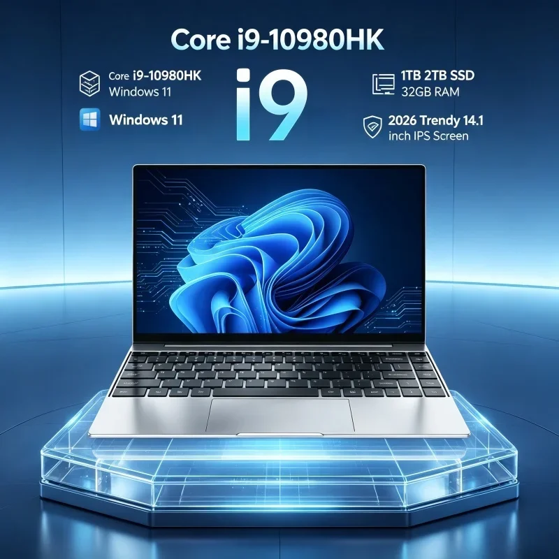 Powerful 2026 Solid 14.1" Ultra Slim Laptop Windows 11 Pro Intel Core i9-10980HK 32GB RAM 2TB M.2 SSD Home Study Computer
Powerful 2026 Solid 14.1" Ultra Slim Laptop Windows 11 Pro Intel Core i9-10980HK 32GB RAM 2TB M.2 SSD Home Study Computer
