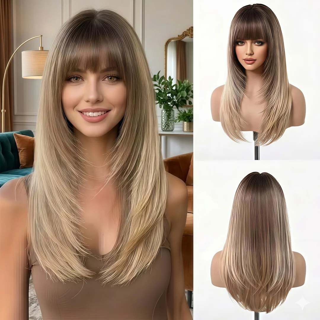 Long straight hair wig with hair braids, glue-free natural black artificial hair braids, wig 26 inches, put it on and go, wig hi
Long straight hair wig with hair braids, glue-free natural black artificial hair braids, wig 26 inches, put it on and go, wig hi
