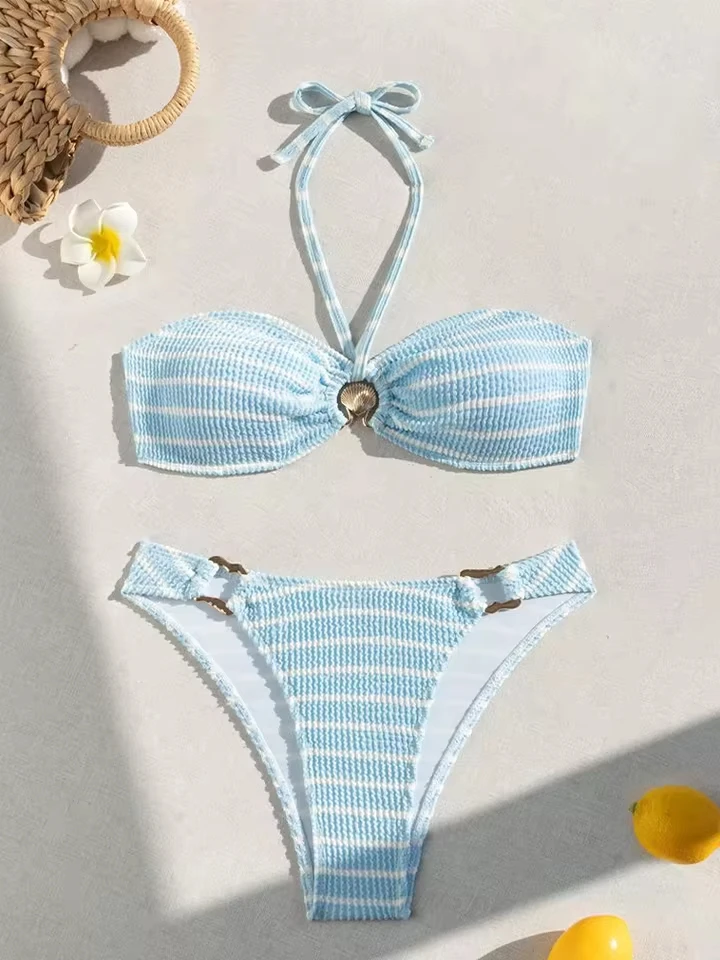 Vzvn Elegant Sexy Lace Up Stripe Bikinis Women Split Swimsuit Beach Brazil Bikini 2026 All Season Backless Bikinis 2 Piece Set
Vzvn Elegant Sexy Lace Up Stripe Bikinis Women Split Swimsuit Beach Brazil Bikini 2026 All Season Backless Bikinis 2 Piece Set