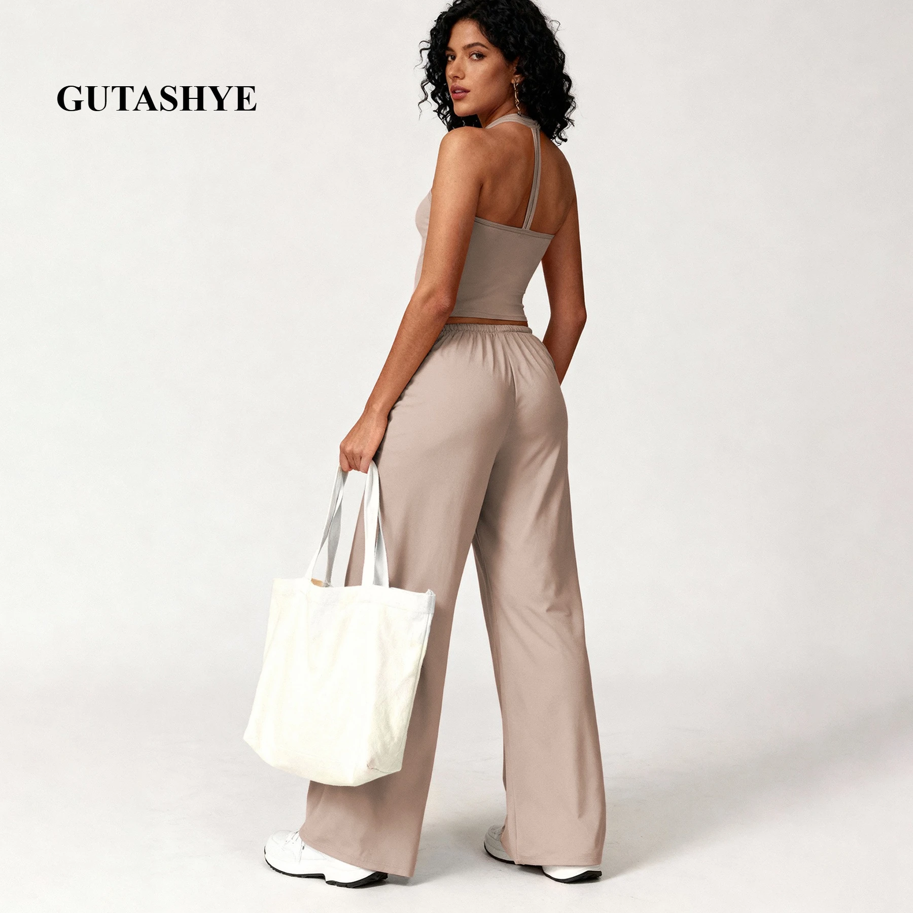 Women Brushed Yoga Suit Quick Dry Beauty Back Spaghetti Strap 2 Piece Set Outdoor Casual Running Fitness Tracksuit
Women Brushed Yoga Suit Quick Dry Beauty Back Spaghetti Strap 2 Piece Set Outdoor Casual Running Fitness Tracksuit