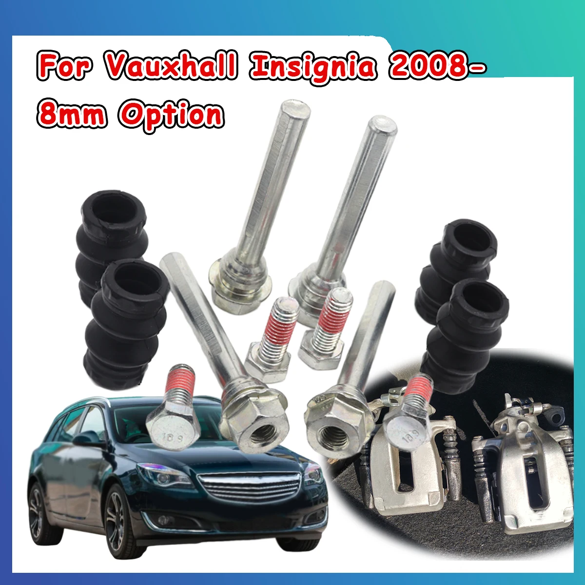 Left Lower Rear Right Upper Brake Caliper Cylinder Slider Guide Pin Bushing Boot Seal Kit For VAUXHALL INSIGNIA 08- 8MM OPTION
Left Lower Rear Right Upper Brake Caliper Cylinder Slider Guide Pin Bushing Boot Seal Kit For VAUXHALL INSIGNIA 08- 8MM OPTION