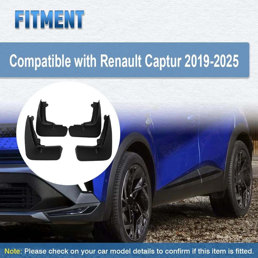 4pcs Car Mud Flaps Fender Splash Guards kit Mudguards Accessories For Renault Captur 2019 2020 2021 2022 2023 2024 2025
4pcs Car Mud Flaps Fender Splash Guards kit Mudguards Accessories For Renault Captur 2019 2020 2021 2022 2023 2024 2025