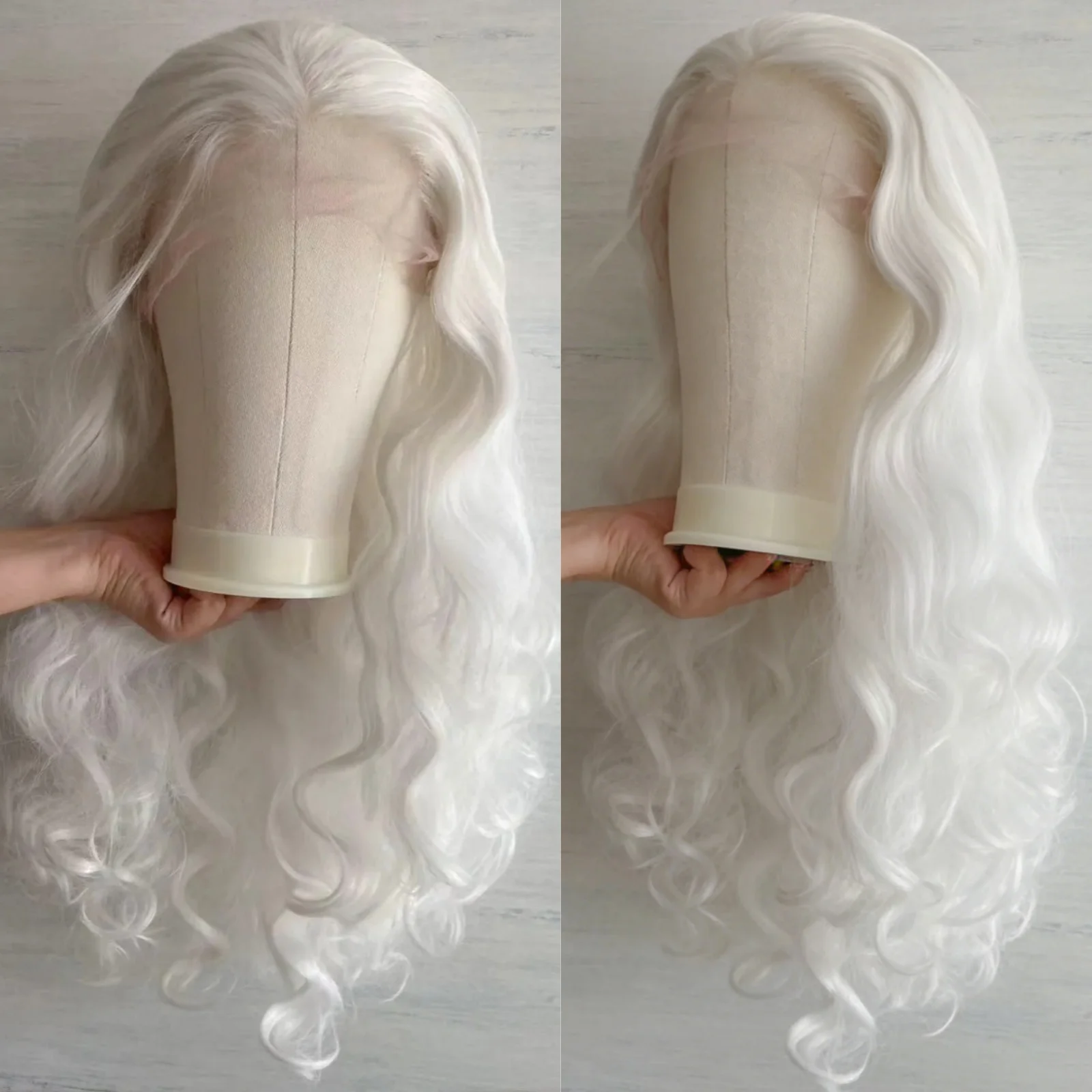 Длинные белые блондинки вьющиеся волнистые свободные объемные волны 13X4 парики фронта шнурка для женщин предварительно выщипанные волосы бесклеевые цветные косплей вечерние
Длинные белые блондинки вьющиеся волнистые свободные объемные волны 13X4 парики фронта шнурка для женщин предварительно выщипанные волосы бесклеевые цветные косплей вечерние