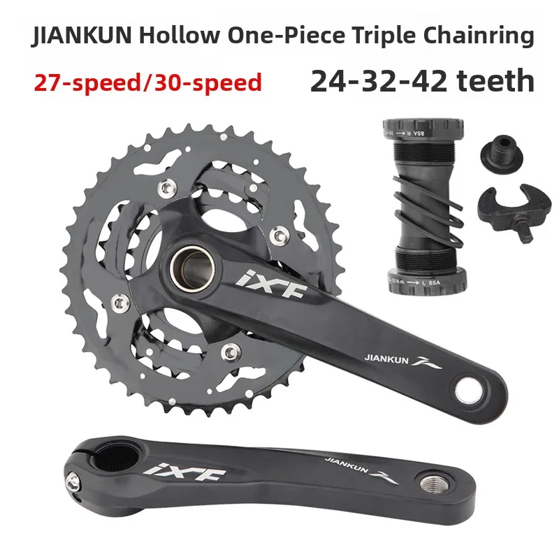 Mountain Bike Crankset Hollow Chainring 27 Speed 30 Speed Hollow Inteated Teeth Plate Crankt Bicycle Modin
Mountain Bike Crankset Hollow Chainring 27 Speed 30 Speed Hollow Inteated Teeth Plate Crankt Bicycle Modin