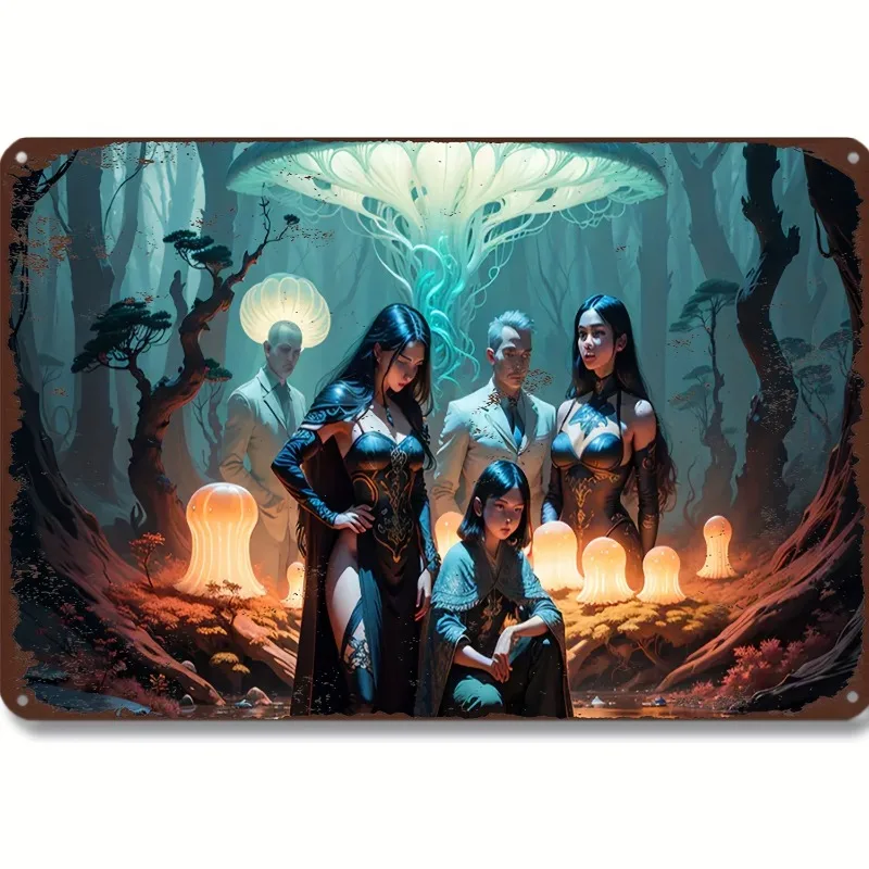 Fantasy Forest Adventure Aluminum Wall Sign, 7.9x11.8"/11.8x17.7", Vintage Metal Tin Plaque, Multipurpose Home & Office Decor
Fantasy Forest Adventure Aluminum Wall Sign, 7.9x11.8"/11.8x17.7", Vintage Metal Tin Plaque, Multipurpose Home & Office Decor