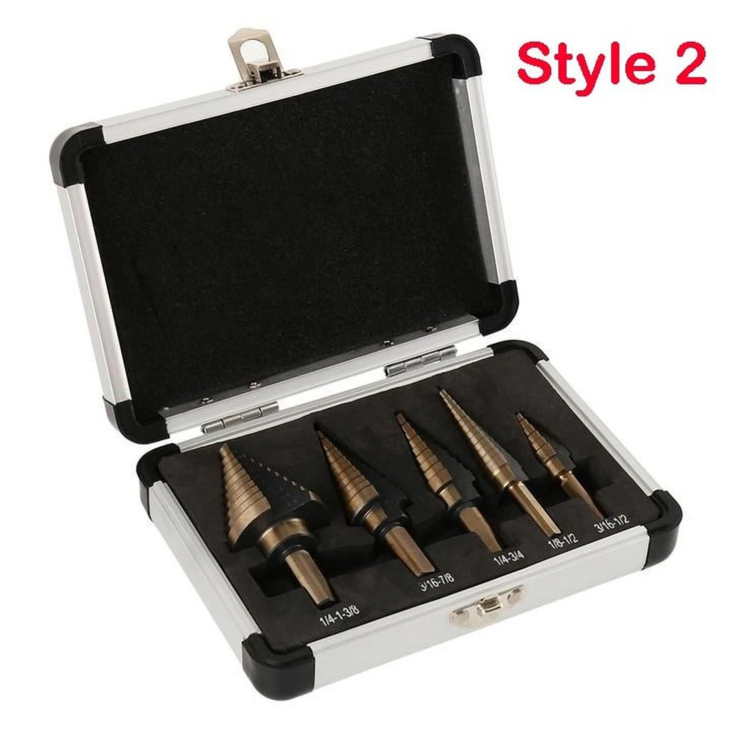 3PCS Step Drill Bit Set High Speed Steel Titanium Coated Cobalt Steps Cone Drilling Bits Hole Cutter
3PCS Step Drill Bit Set High Speed Steel Titanium Coated Cobalt Steps Cone Drilling Bits Hole Cutter