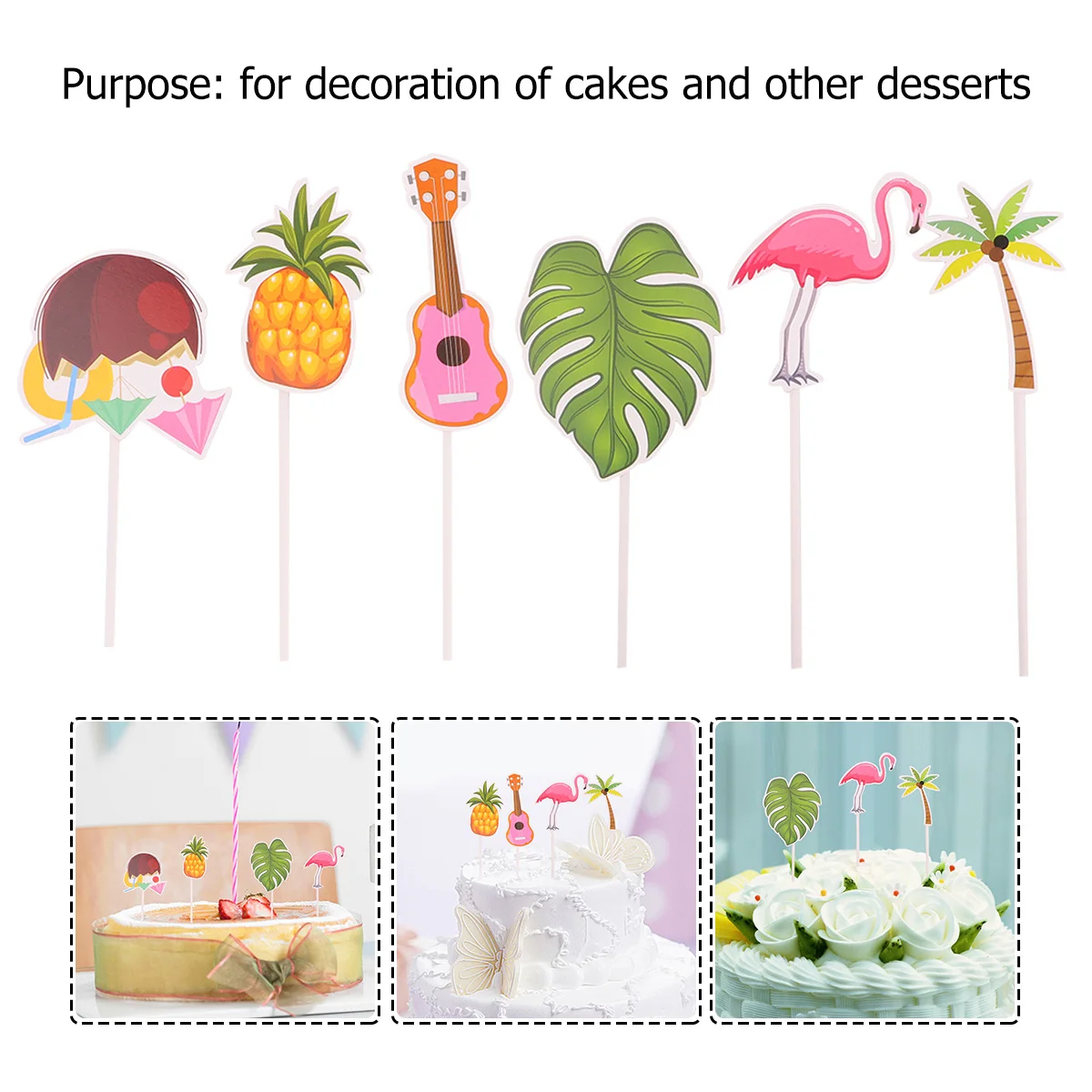 24 Pcs Flamingo Cake Topper Baking Utensils Green Animal Paper Dessert Card Birthday Decorations Cooking Accessories
24 Pcs Flamingo Cake Topper Baking Utensils Green Animal Paper Dessert Card Birthday Decorations Cooking Accessories