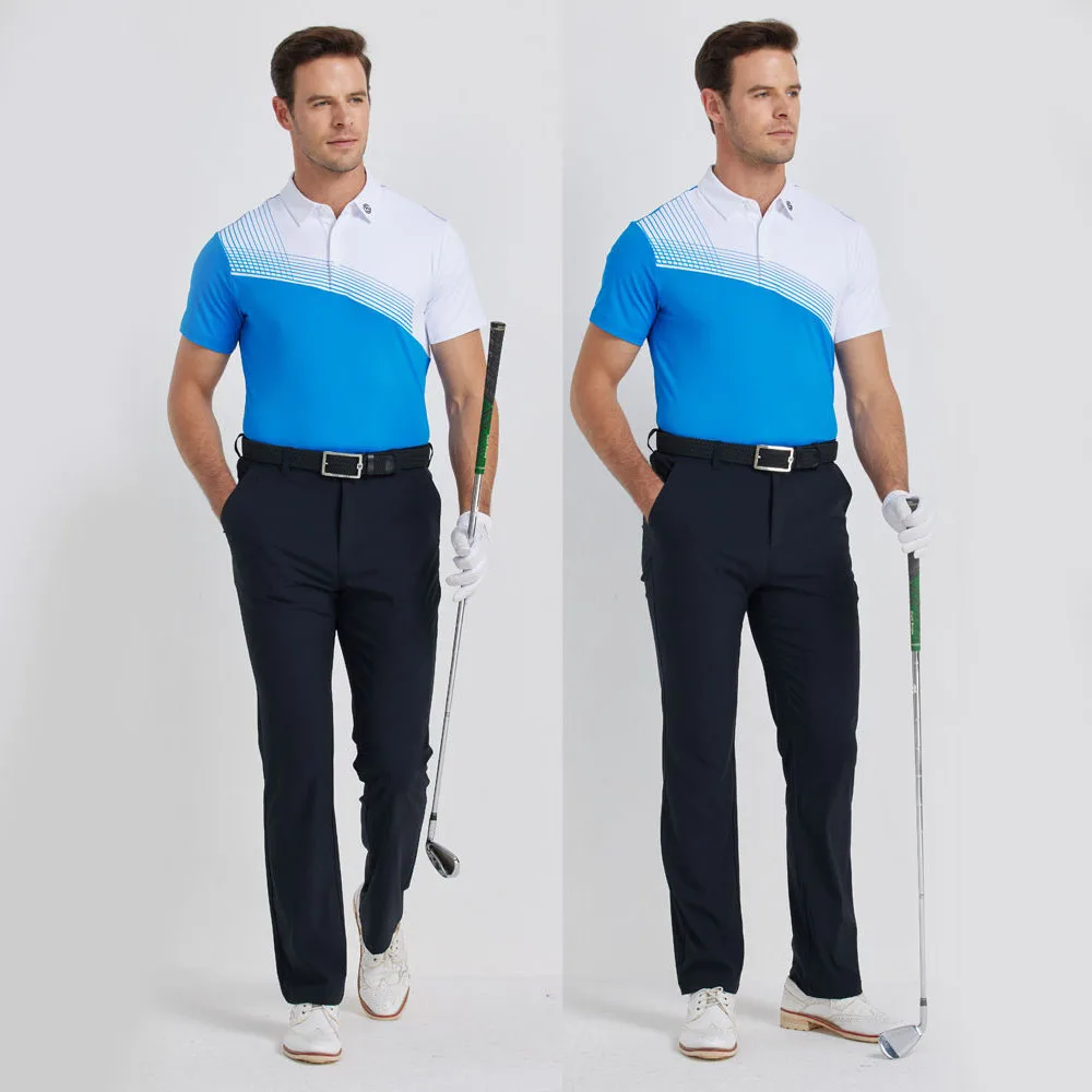 High Quality Men golf short sleeved T-shirt Contrast Color Casual Comfortable Breathable Polo Shirt Summer Golf Sports Top
High Quality Men golf short sleeved T-shirt Contrast Color Casual Comfortable Breathable Polo Shirt Summer Golf Sports Top