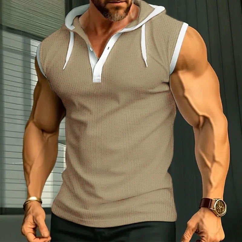 2025 Summer Tank Top for Men Retro Handsome Loose Casual Simplicity Solid Color Button Hooded V Neck Sleeveless Chic Vest Tops
2025 Summer Tank Top for Men Retro Handsome Loose Casual Simplicity Solid Color Button Hooded V Neck Sleeveless Chic Vest Tops