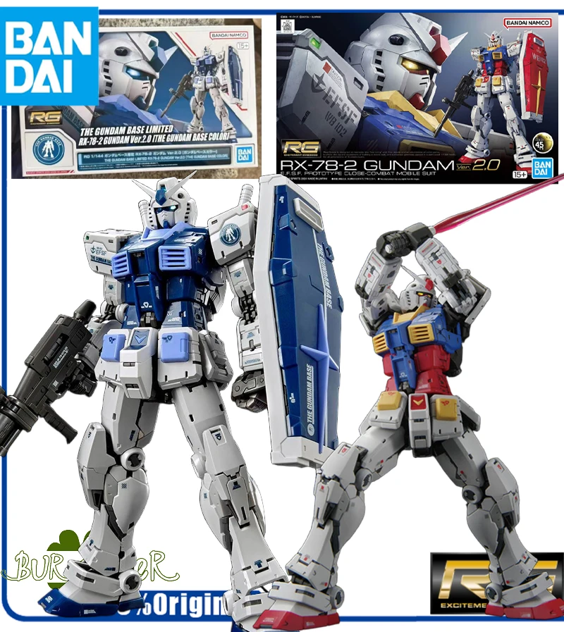 BANDAI ORIGINAL GUNDAM RG OTHER LIMITED EDITION RX-78-2 GUNDAM VER. 2.0 GUNDAM BASE COLOR Anime Action Figure Assembly Model To
BANDAI ORIGINAL GUNDAM RG OTHER LIMITED EDITION RX-78-2 GUNDAM VER. 2.0 GUNDAM BASE COLOR Anime Action Figure Assembly Model To