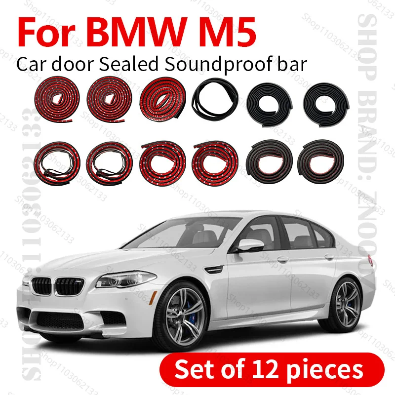 For 1984-2025 BMW M5 Car Door Seal Strip Rubber Double Layer Sealing Protector Soundproof Strip Dustproof Seal Strip 12PCS Set
For 1984-2025 BMW M5 Car Door Seal Strip Rubber Double Layer Sealing Protector Soundproof Strip Dustproof Seal Strip 12PCS Set
