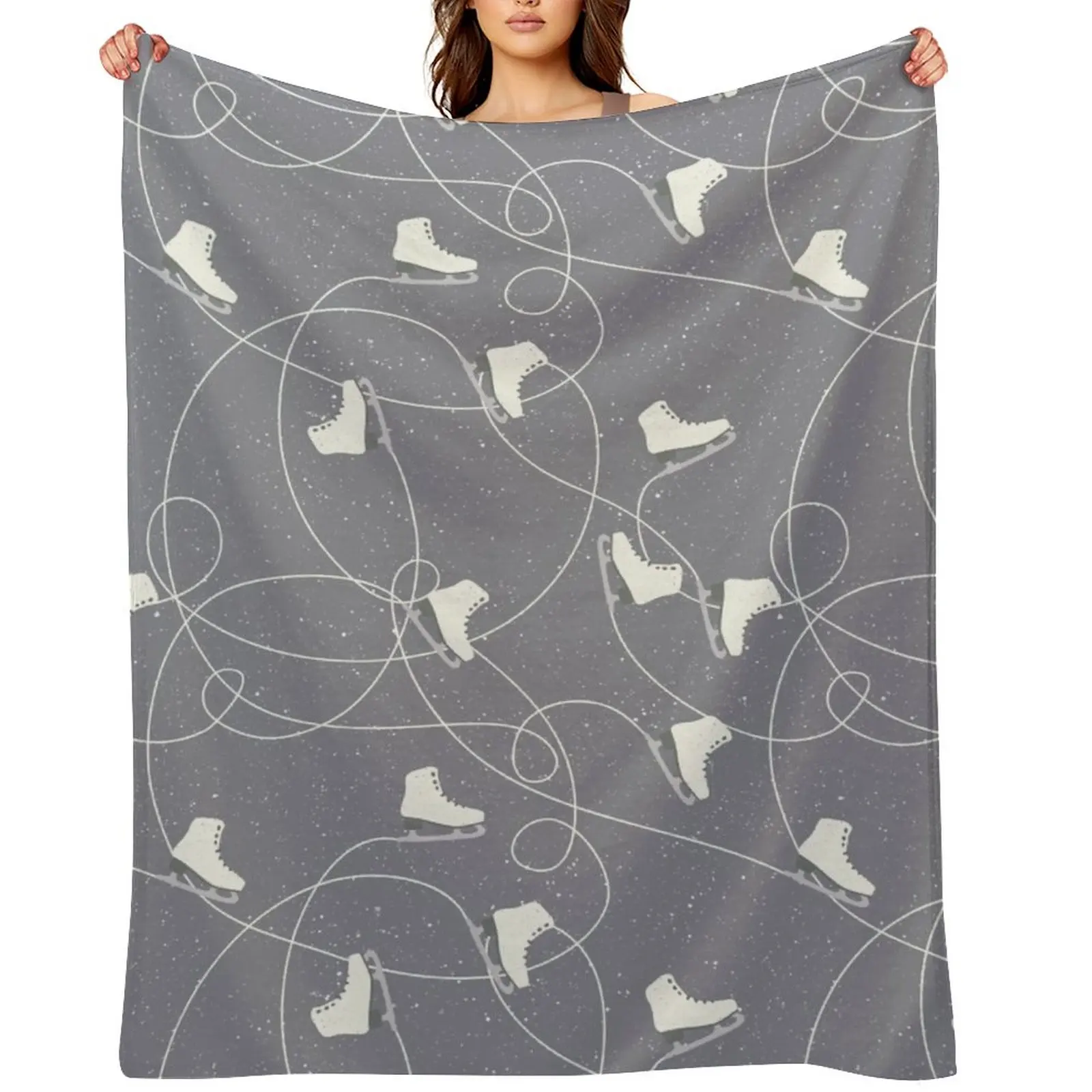 Ice skating Throw Blanket for winter Moving Decorative Beds Plush Blankets
Ice skating Throw Blanket for winter Moving Decorative Beds Plush Blankets