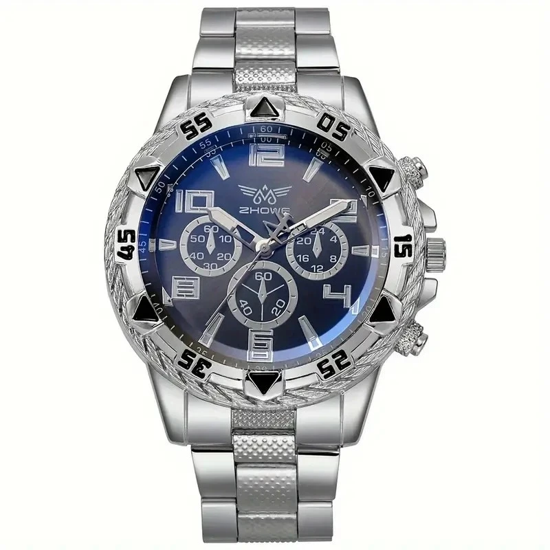 6Pcs/Set Men's Watch Set Fashion Leisure Classic Three Eye Digital Scale Circular Dial Quartz Watch Set Holiday(With gift box)
6Pcs/Set Men's Watch Set Fashion Leisure Classic Three Eye Digital Scale Circular Dial Quartz Watch Set Holiday(With gift box)
