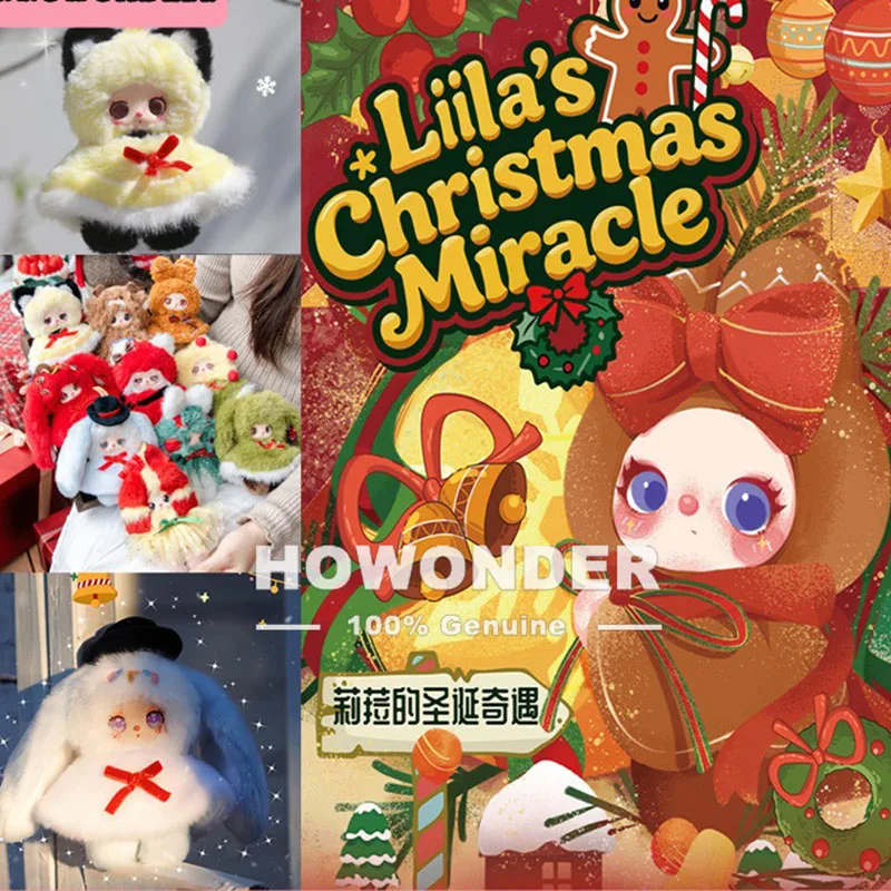 Baby three Liila Рождественские приключения плюшевая слепая коробка кукла Liila Mystery Box игрушка-сюрприз подарок для девочек
Baby three Liila Рождественские приключения плюшевая слепая коробка кукла Liila Mystery Box игрушка-сюрприз подарок для девочек