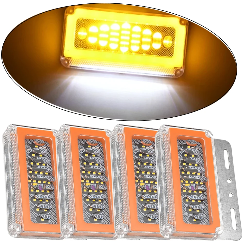 4pcs Stainless Steel Pc Truck Side Marker Lights 24v Dynamic Led Trailer Clearance Lights Turn Signal Lights
4pcs Stainless Steel Pc Truck Side Marker Lights 24v Dynamic Led Trailer Clearance Lights Turn Signal Lights