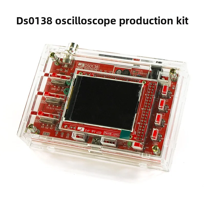 DS0138 Oscilloscope Fabrication Kit, E-Learning Kit, Open Source STM32 Oscilloscope 13802K
DS0138 Oscilloscope Fabrication Kit, E-Learning Kit, Open Source STM32 Oscilloscope 13802K