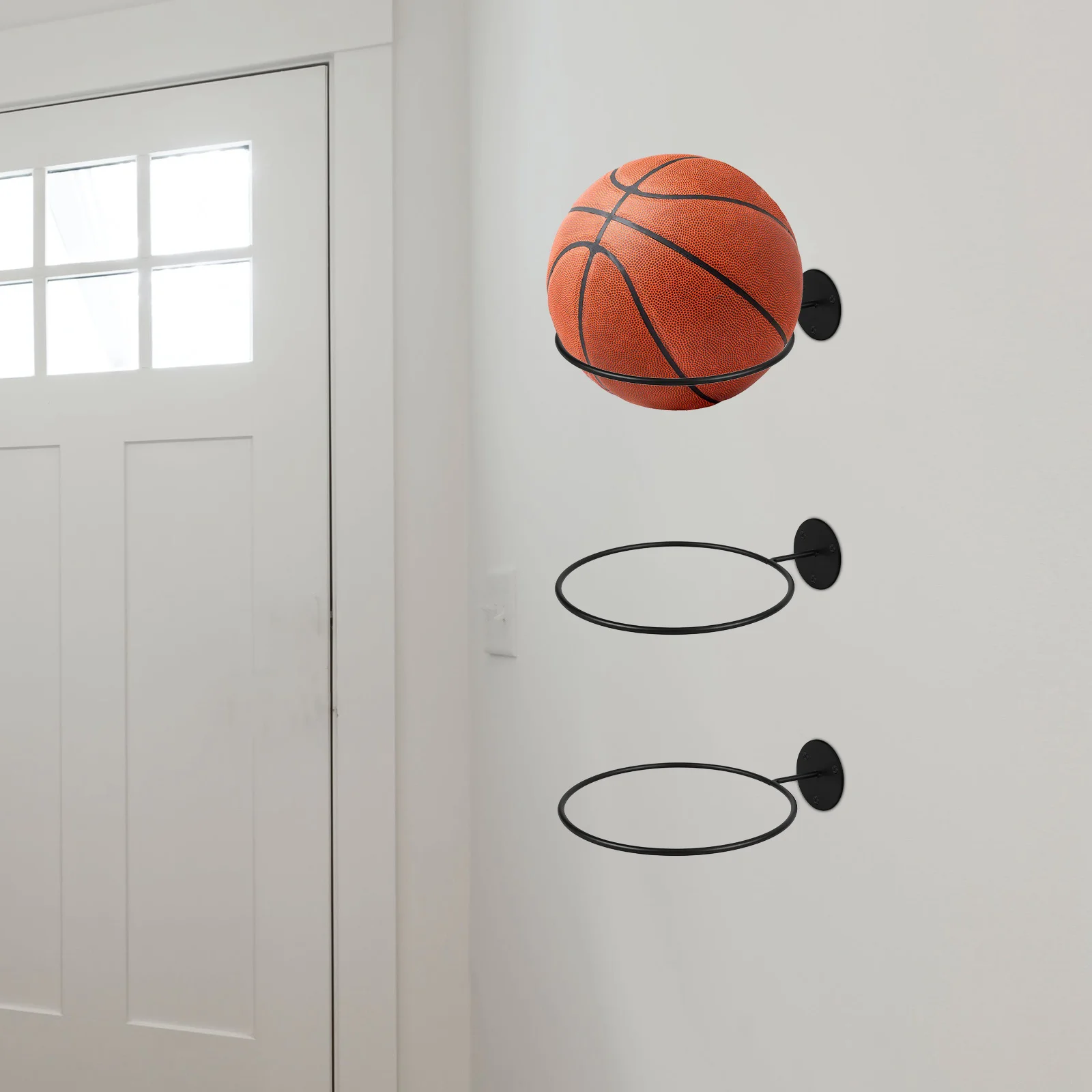 Wall Mounted Ball Display Holder 3 Pack for Football Basketball Storage Rack Sports Equipment Organizer Indoor Outdoor Use
Wall Mounted Ball Display Holder 3 Pack for Football Basketball Storage Rack Sports Equipment Organizer Indoor Outdoor Use