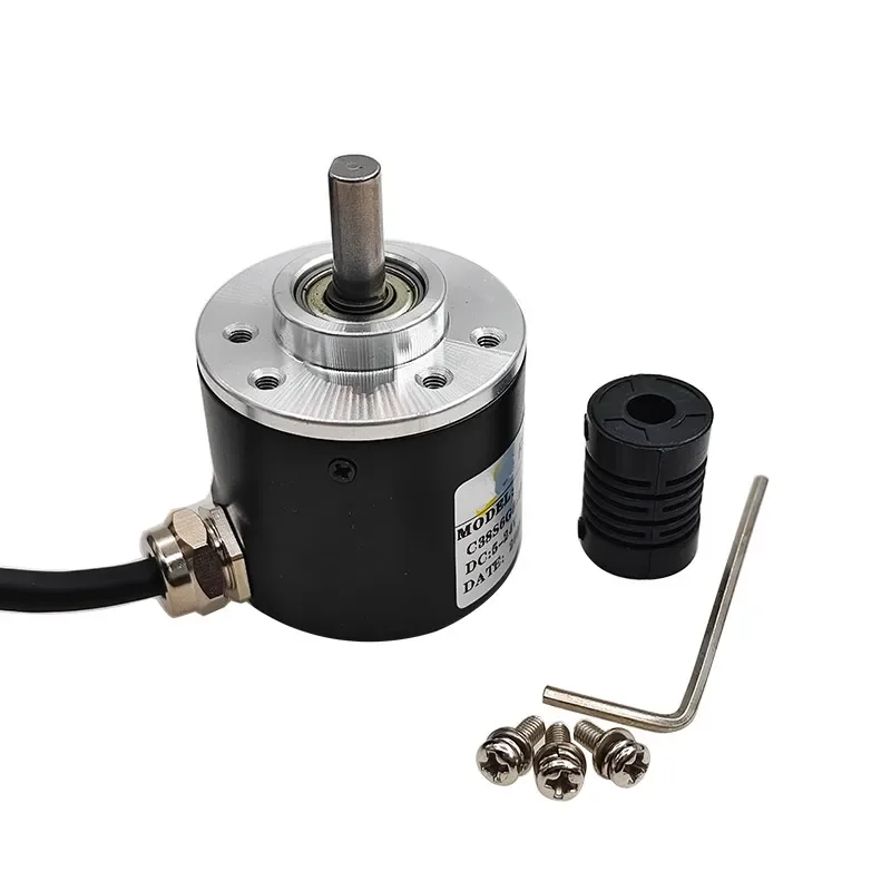 38S6G5-Z Photoelectric Incremental Rotary Encoder 50-2500PPR ABZ 5-24V DC NPN Output High Accuracy Compatible E6B2-CWZ6C
38S6G5-Z Photoelectric Incremental Rotary Encoder 50-2500PPR ABZ 5-24V DC NPN Output High Accuracy Compatible E6B2-CWZ6C