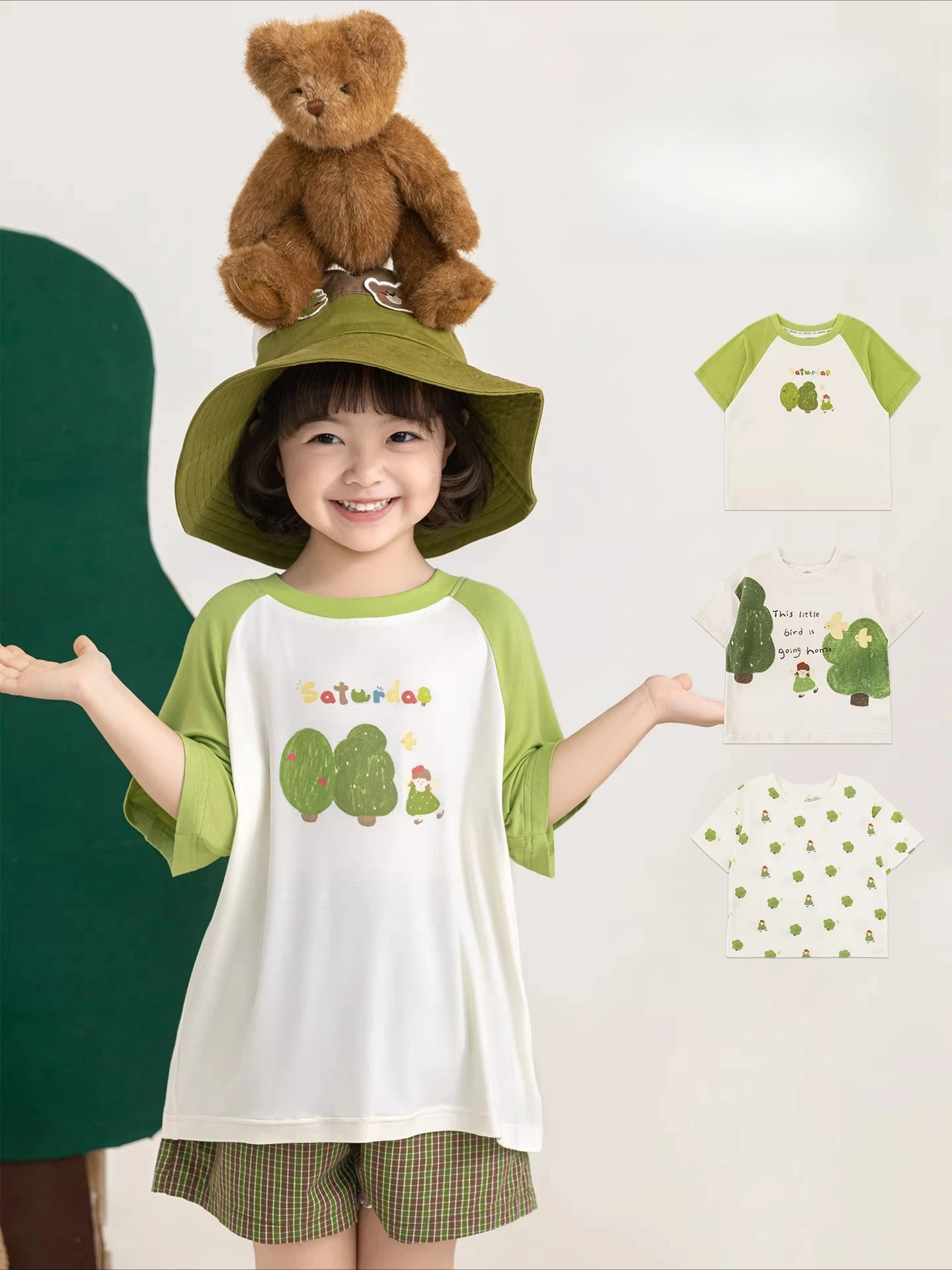 Kids Girls Cartoon Pajama Set Summer Short Sleeve Tops Elastic Waist Beam Pants Soft Home Wear Sleepwear For 2-7 Years
Kids Girls Cartoon Pajama Set Summer Short Sleeve Tops Elastic Waist Beam Pants Soft Home Wear Sleepwear For 2-7 Years