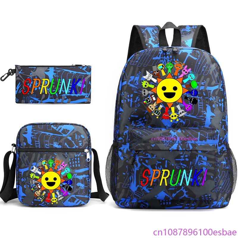New Hot Cartoon Sprunkies Pattern Printed 3-Piece Backpack Boys Girls School Backpack Shoulder Bag Pencil Bag
New Hot Cartoon Sprunkies Pattern Printed 3-Piece Backpack Boys Girls School Backpack Shoulder Bag Pencil Bag