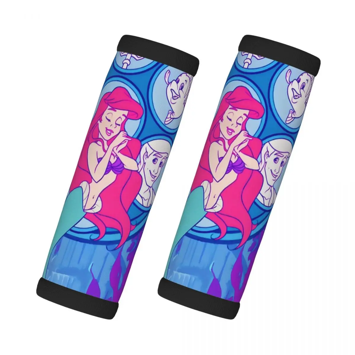 Custom The Little Mermaid 2 Pcs Luggage Handle Wrap Soft Grip Handle Cover Comfortable Ariel Neoprene Suitcase Identifier Travel
Custom The Little Mermaid 2 Pcs Luggage Handle Wrap Soft Grip Handle Cover Comfortable Ariel Neoprene Suitcase Identifier Travel