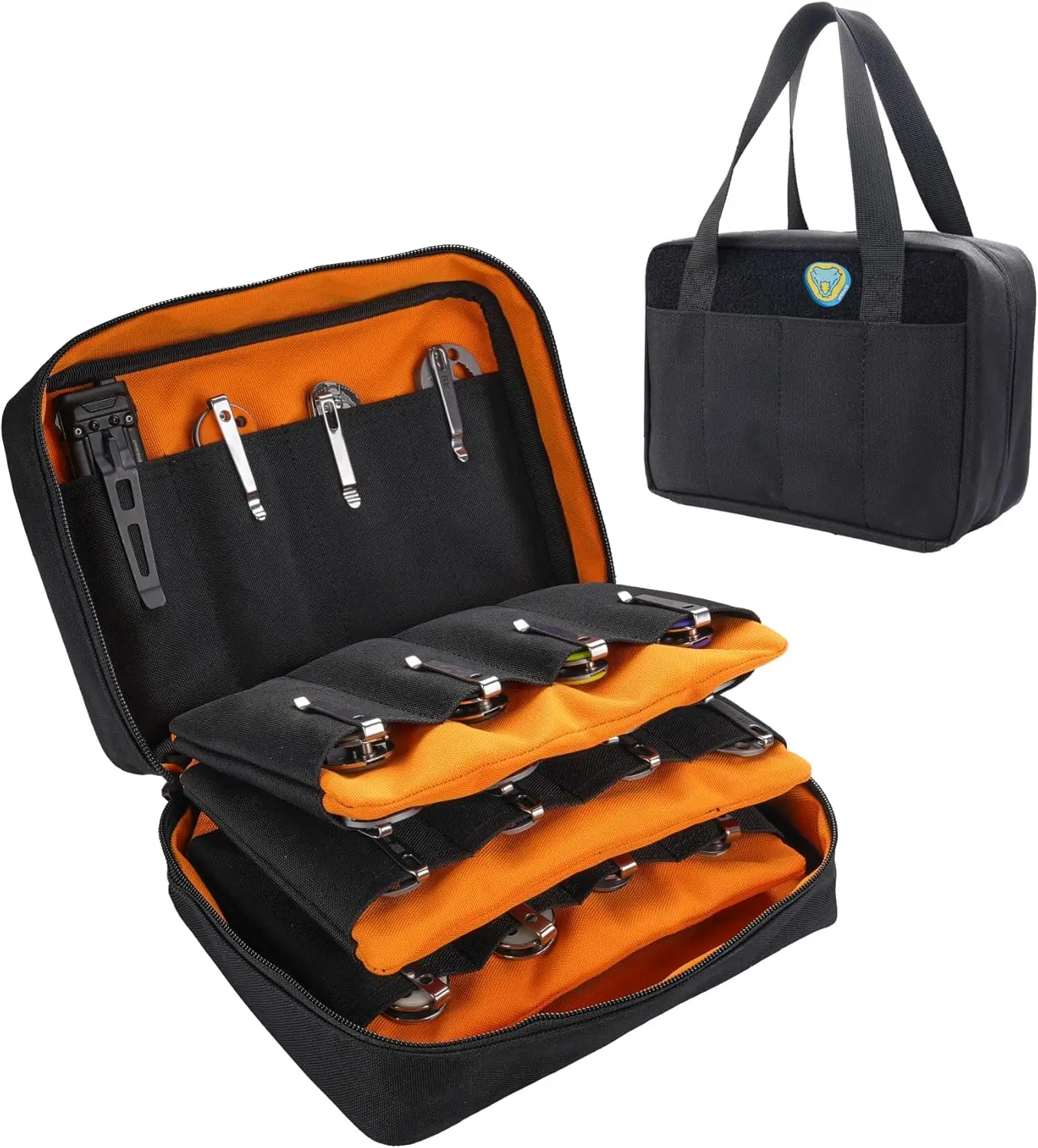 VIPERADE VE40 Knife Display Case with 40 Slots, Folding Knives Storage Holder, Knife Collection Carrier Bag
VIPERADE VE40 Knife Display Case with 40 Slots, Folding Knives Storage Holder, Knife Collection Carrier Bag