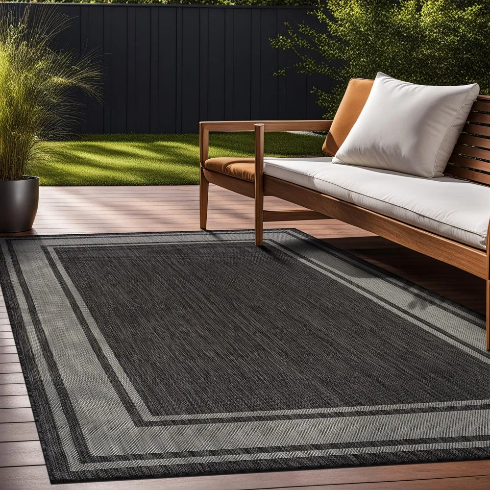 "beverly rug: 6x9 modern outdoor area rug with border, suitable for patio, deck, porch, and garden, waterproof and uv resistant"
"beverly rug: 6x9 modern outdoor area rug with border, suitable for patio, deck, porch, and garden, waterproof and uv resistant"