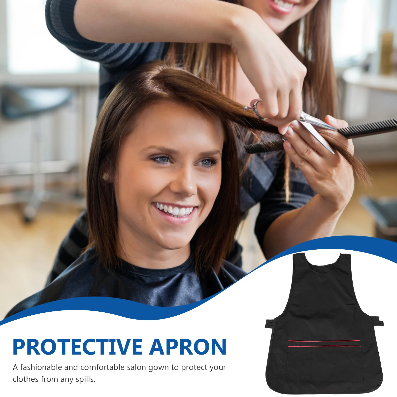 Beauty Apron Salon Hair Stylist Protective Waterproof Comfortable Dry Quickly Pocket Storage Barber Accessories Uniform Clothes
Beauty Apron Salon Hair Stylist Protective Waterproof Comfortable Dry Quickly Pocket Storage Barber Accessories Uniform Clothes