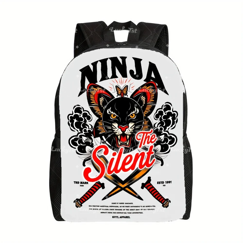 Black Panther Ninja Street Style Backpack - Practical Modern Backpack! Striking Black Panther with Ninja pattern,
Black Panther Ninja Street Style Backpack - Practical Modern Backpack! Striking Black Panther with Ninja pattern,