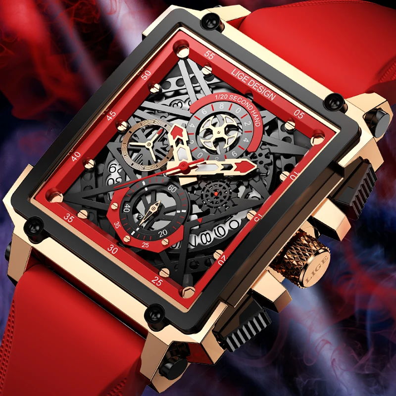 LIGE Men's watches Casual fashion watch Sport Luxury quartz Waterproof Chronograph Male Date Clock mens wristwatch reloj hommes
LIGE Men's watches Casual fashion watch Sport Luxury quartz Waterproof Chronograph Male Date Clock mens wristwatch reloj hommes