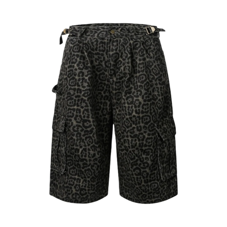 Leopard Denim Shorts Men Streetwear Punk Hip Hop Jeans Short Oversized Harajuku Vintage Big Pockets Baggy Calf Length Pant Male
Leopard Denim Shorts Men Streetwear Punk Hip Hop Jeans Short Oversized Harajuku Vintage Big Pockets Baggy Calf Length Pant Male