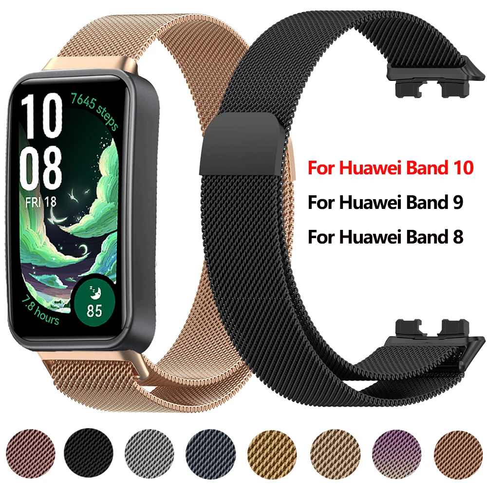 Milanese Loop Band for Huawei Band 10 Strap Original Bracelet Breathable wristband for Huawei Band 8 9 10 Metal Magnetic Strap
Milanese Loop Band for Huawei Band 10 Strap Original Bracelet Breathable wristband for Huawei Band 8 9 10 Metal Magnetic Strap