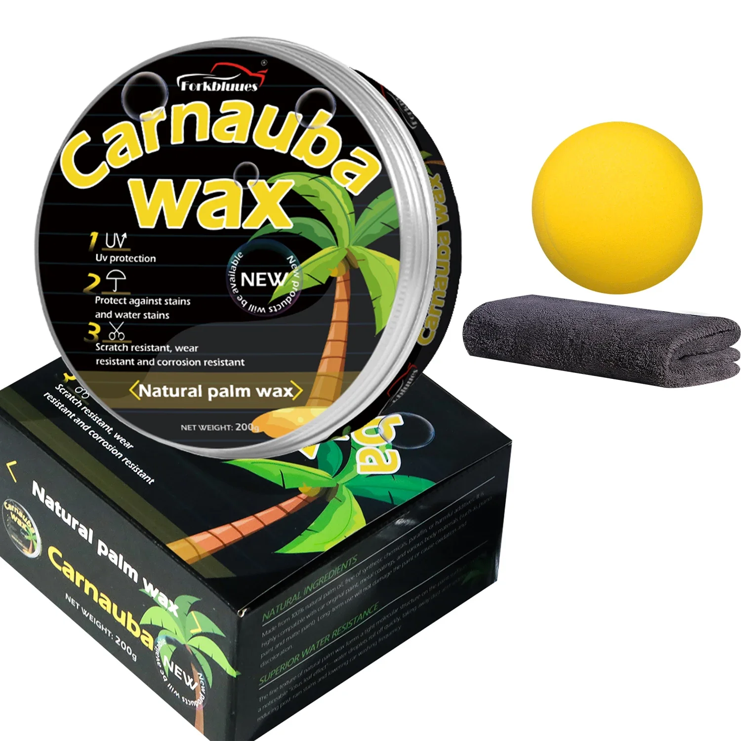 Car Wax Crystal Plating Set Hard Glossy Wax Layer Covering Paint Surface Coating Formula Waterproof Film Car Polish
Car Wax Crystal Plating Set Hard Glossy Wax Layer Covering Paint Surface Coating Formula Waterproof Film Car Polish