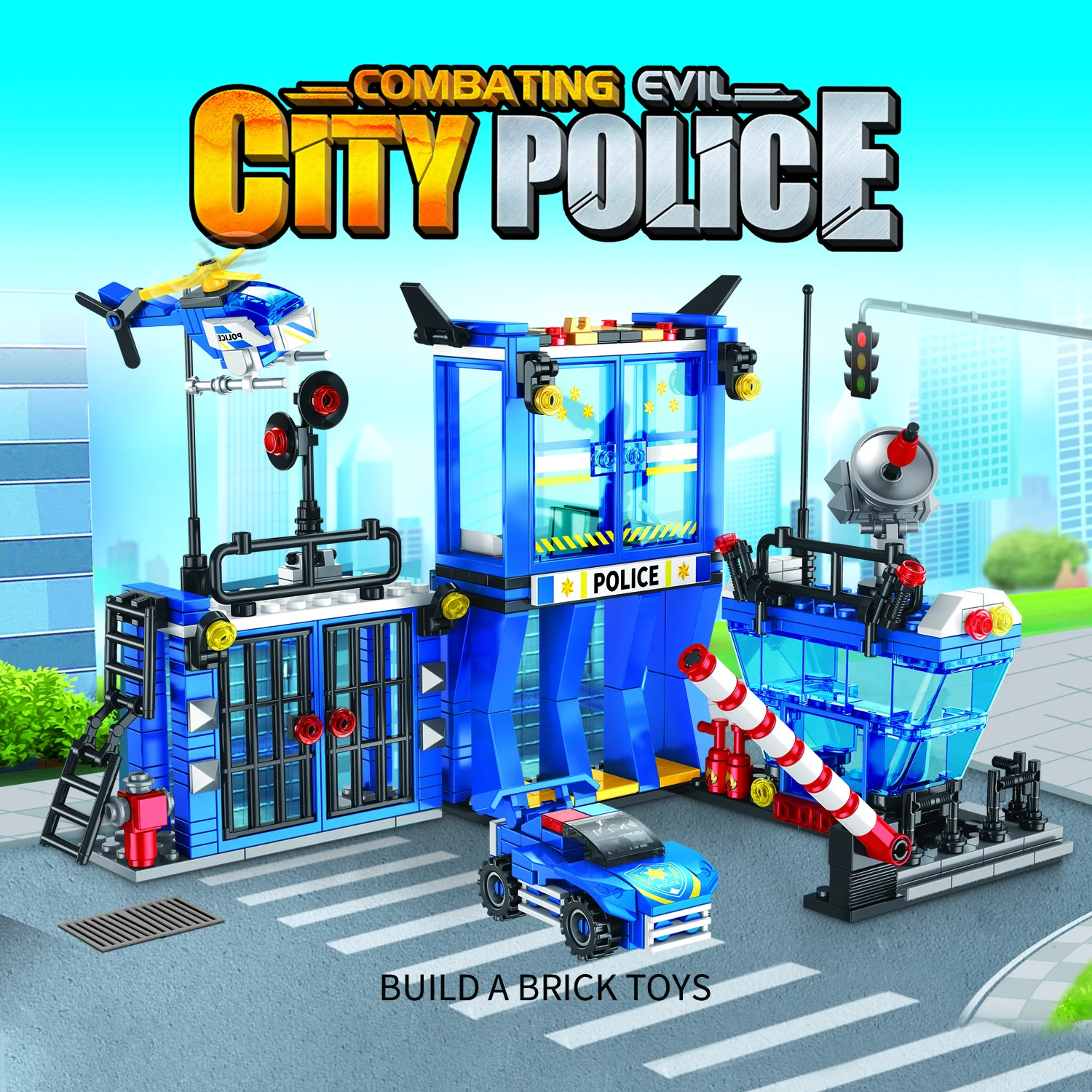 522PCS City Police Department Building Blocks Toys Model Police Station Assemble Bricks Toy Sets For Kid Desktop Ornament Gifts
522PCS City Police Department Building Blocks Toys Model Police Station Assemble Bricks Toy Sets For Kid Desktop Ornament Gifts