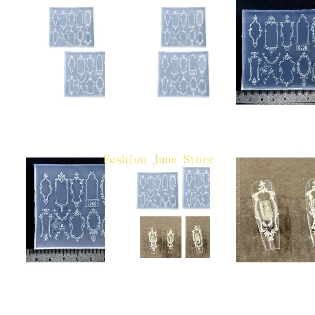 N5KA Многоцелевая 3D силиконовая форма для дизайна ногтей и ювелирных изделий своими руками
N5KA Многоцелевая 3D силиконовая форма для дизайна ногтей и ювелирных изделий своими руками