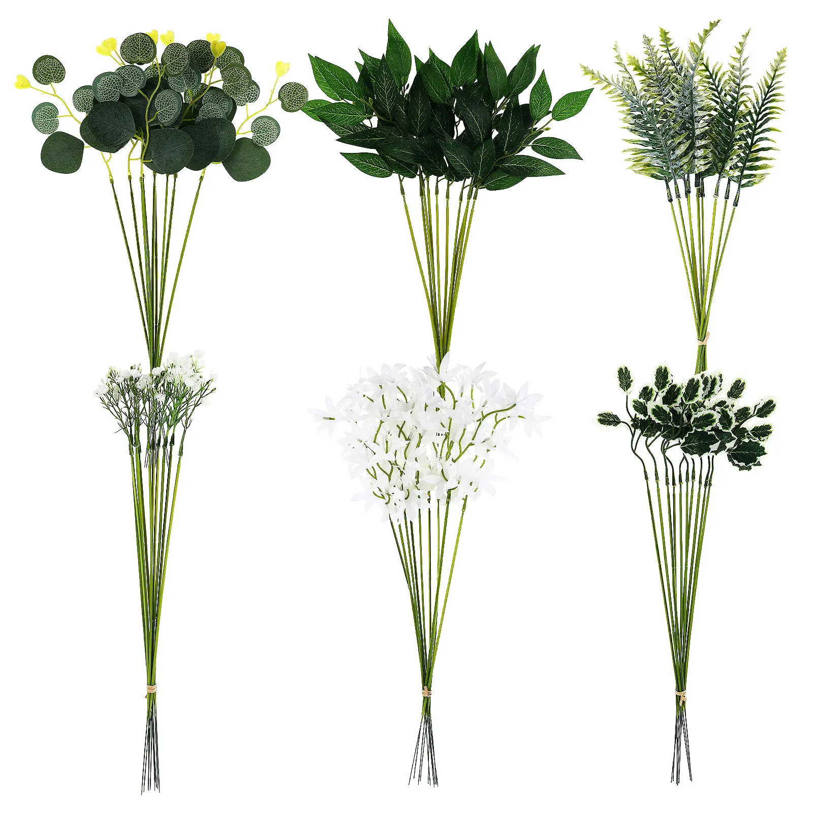 60Pcs Artificial Greenery Stems High Realism Fade Resistant Plastic Faux Plants for Table Centerpieces Home Decor Commercial
60Pcs Artificial Greenery Stems High Realism Fade Resistant Plastic Faux Plants for Table Centerpieces Home Decor Commercial