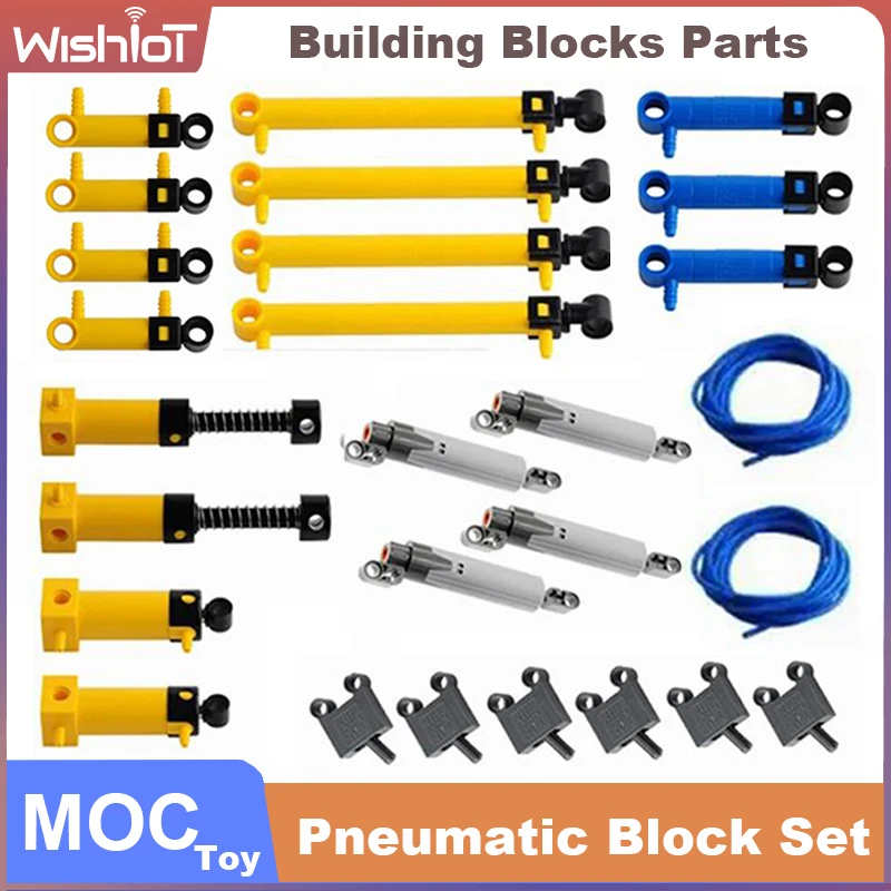 MOC Technical Hose Air Pump Tank Push Rod Putter Switch Piston Compatible With legoeds Pneumatic Parts 42043 47225 61904 9641
MOC Technical Hose Air Pump Tank Push Rod Putter Switch Piston Compatible With legoeds Pneumatic Parts 42043 47225 61904 9641