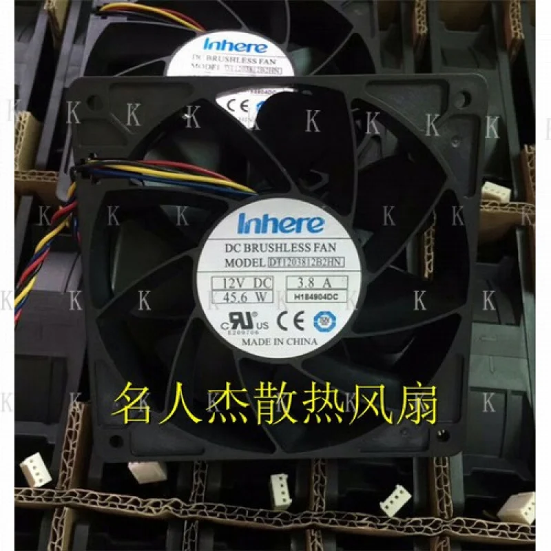 C FOR DT1203812B2HN 12V 3.8A 12038 12CM inverter cooling fan 4pin
C FOR DT1203812B2HN 12V 3.8A 12038 12CM inverter cooling fan 4pin