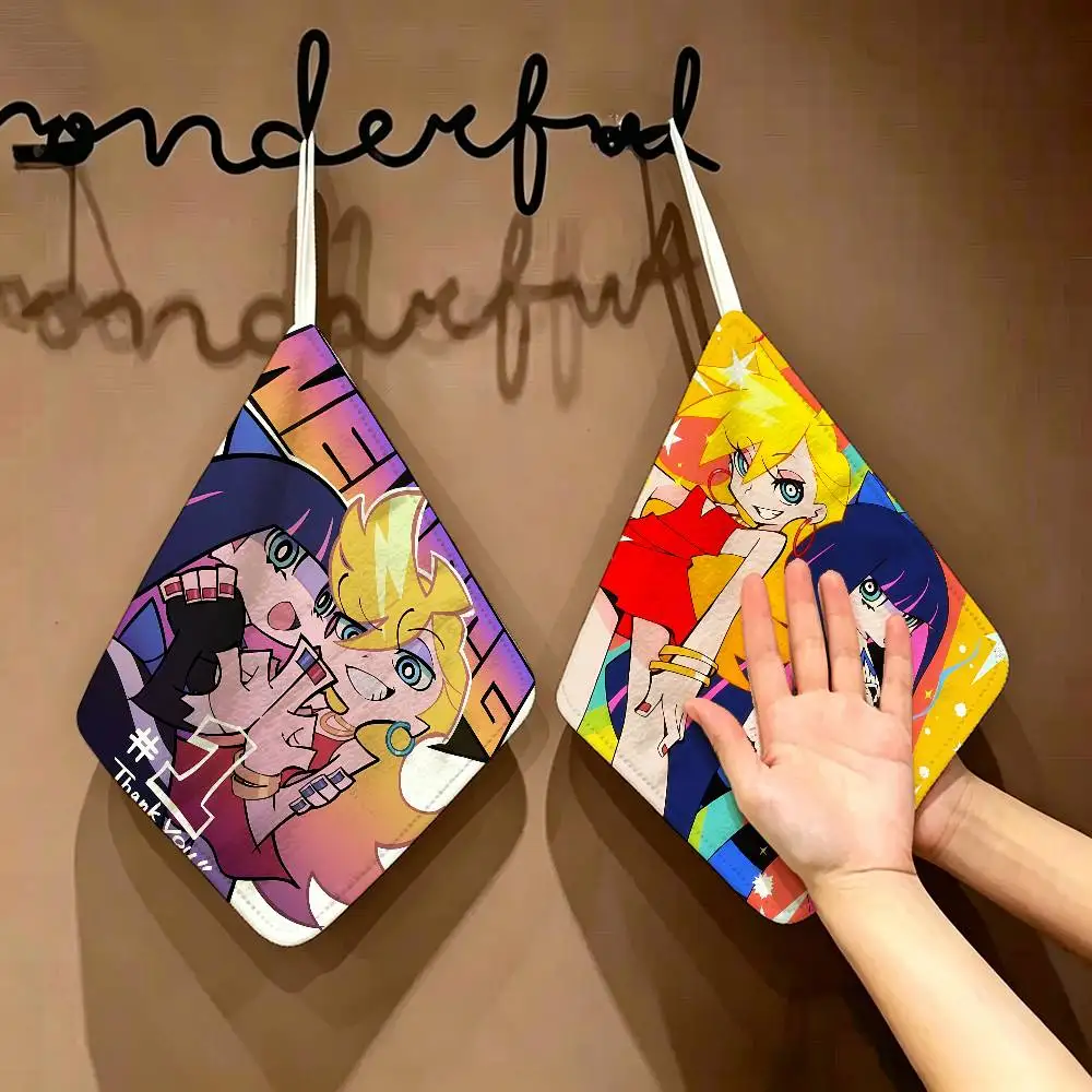 Anime Panty and Stocking Polyester Cotton Hanging Kitchen Towel, Absorbent Hand Wiping Cloth for Daily Cleaning Drying
Anime Panty and Stocking Polyester Cotton Hanging Kitchen Towel, Absorbent Hand Wiping Cloth for Daily Cleaning Drying