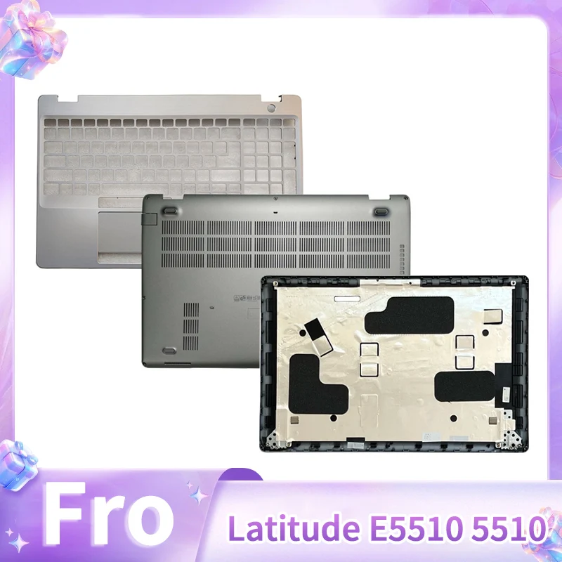 New Laptop Replace Cover For Latitude 5510 E5510 LCD Back Top Cover Hinges Palmrest Lower Bottom Case Silver 0F0N34 F0N34
New Laptop Replace Cover For Latitude 5510 E5510 LCD Back Top Cover Hinges Palmrest Lower Bottom Case Silver 0F0N34 F0N34
