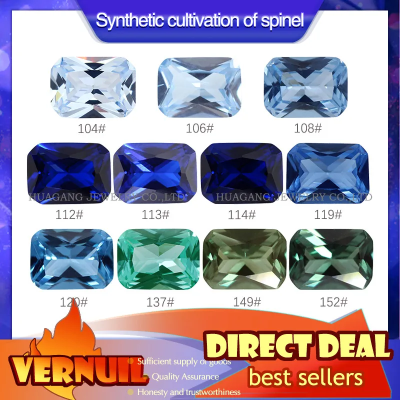 Synthetic Spinel Octangle Shape Cut aquamarine Stone Used for making jewelry can be set with high-temperature wax
Synthetic Spinel Octangle Shape Cut aquamarine Stone Used for making jewelry can be set with high-temperature wax