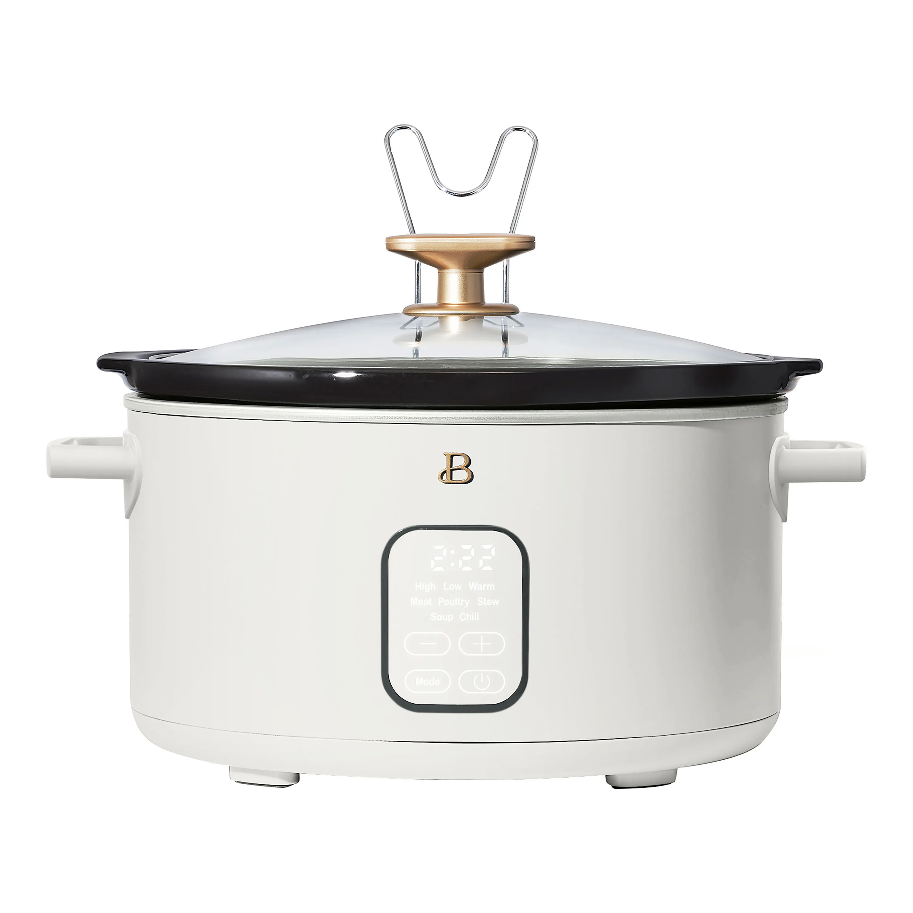 6 Quart Programmable Slow Cooker in White with Icing Finish
6 Quart Programmable Slow Cooker in White with Icing Finish
