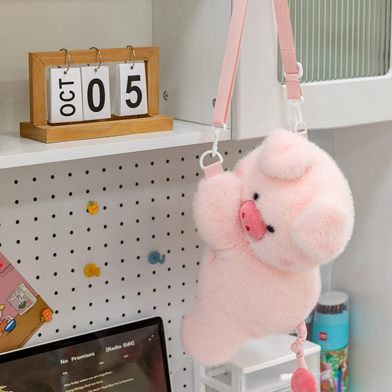 Fluffy Plush Animal Crossbody Purse, Cute Panda/Pig Stuffed Toy Bag, Casual Shoulder Bag for Daily Use
Fluffy Plush Animal Crossbody Purse, Cute Panda/Pig Stuffed Toy Bag, Casual Shoulder Bag for Daily Use